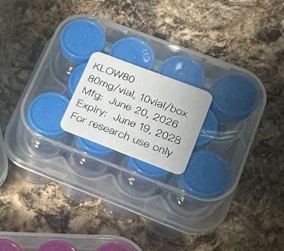 BT10+BP10+CU50+KP10 — 80mg*10Vials, owner-supplied package photograph.